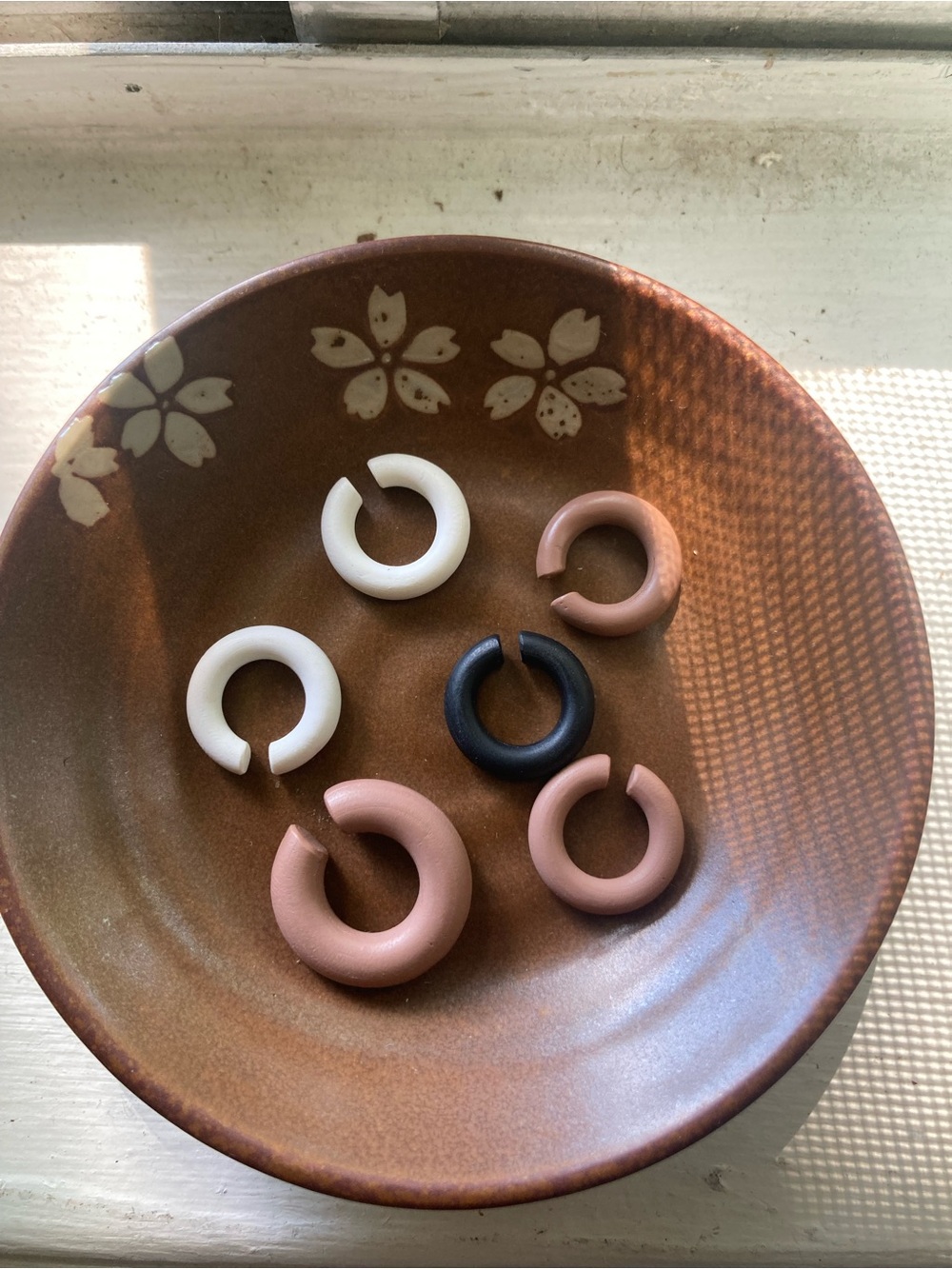 Minimal Polymer Clay Ear Cuff Set